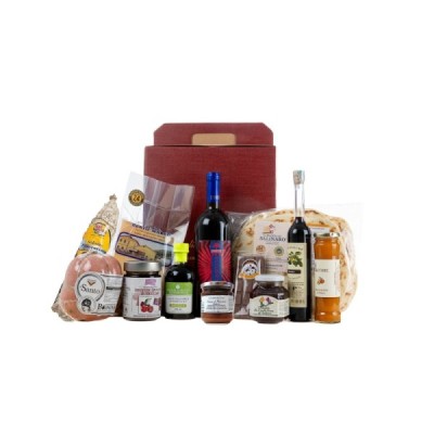 Silberner Spezial-Geschenkkorb Taste of Italy