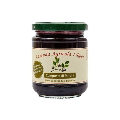 Composta di Mirtillo Nero Selvatico di Montagna Biologica Taste of Italy