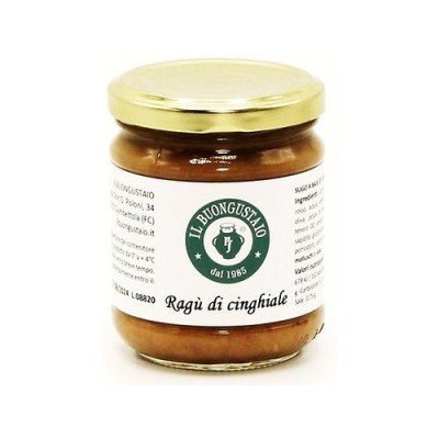 Wild boar ragout Taste of Italy