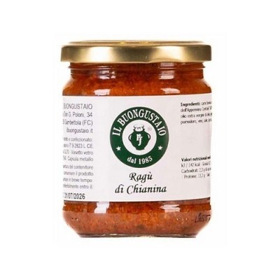 Chianina ragù - White veal from the Central Apennines PGI Taste of Italy