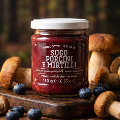 Wild Blueberry & Porcini Mushroom Sauce | Intense & Earth...